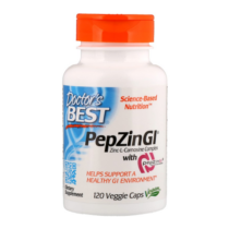 Doctor's Best Doctor’s Best PepZin GI, Zinc-L-Carnosine Complex, zinok-L-karnozín, 120 rastlinných k...