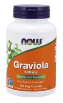 NOW® Foods NOW Graviola - Annona, 500 mg, 100 rastlinných kapsúl