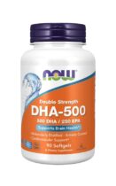 NOW® Foods NOW DHA-500, 500 DHA/250 EPA, 90 softgélových kapsúl