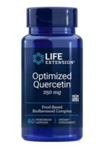 Life Extension, Optimized Quercetin, Kvercetín, 250 mg, 60 rastlinných kapsúl