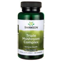 Swanson - Triple Mushroom Complex (Maitake, Reishi, Shiitake), 60 kapsúl