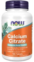 NOW® Foods NOW Calcium Citrate with minerals & Vitamin D-2 (vápnik s minerálmi a vitamínom D2), ...