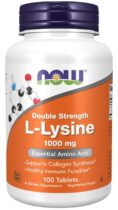 NOW® Foods Now L-Lysine (L-lysin), 1000 mg, 100 tabliet