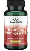 Swanson Evening Primrose Oil (Pupálkový olej), 500 mg, 100 softgelových kapsúl