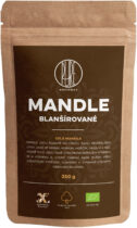 BrainMax Pure Mandle blanšírované BIO, 250 g