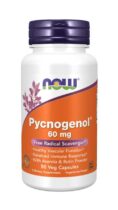 NOW® Foods NOW Pycnogenol a Acerolou a Rutínom, 60 mg, 50 rastlinných kapsúl