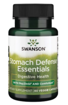 Swanson Stomach Defense Essentials (ochrana žalúdku), 60 rastlinných kapsúl