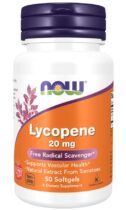 NOW® Foods NOW Lycopen (Lykopén), 20 mg, 50 softgélových kapsúl