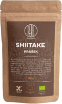 BrainMax Pure Shiitake prášok, BIO 100g