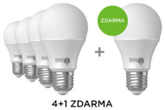 BrainLight 4+1 zdarma: Inteligentná žiarovka Blight LED, závit E27, 11W, WiFi, APP, stmievateľná, fa...