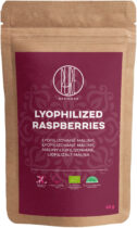 BrainMax Pure Lyophilized Raspberries, Lyofilizované maliny, BIO, 45 g