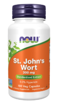 NOW® Foods NOW St. John's Wort (Třezalka tečkovaná), 300 mg, 100 rostlinných kapslí