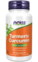 NOW® Foods NOW Curcumin (kurkumin), 60 rostlinných kapslí