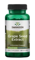 Swanson Grape Seed Extract (extrakt z hroznových jader) 50 mg, 120 kapslí