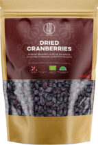 BrainMax Pure Dried Cranberries, Brusnice, BIO, 250 g