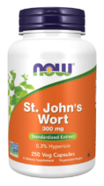 NOW® Foods NOW St. John's Wort (Třezalka tečkovaná), 300 mg, 250 rostlinných kapslí