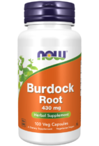 NOW® Foods NOW Burdock Root 430 mg, lopuch kořen, 100 rostlinných kapslí