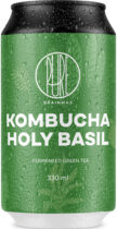 BrainMax Pure Kombucha Holy Basil, Kombucha, bazalka, 330 ml