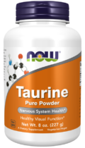 NOW® Foods NOW Taurine Pure Powder (Taurin) prášek, 227 g