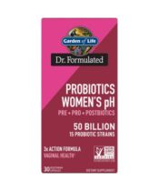 Garden of life Dr. Formulated Probiotics Womens pH 50 miliard, probiotika, prebiotika a postbiotika ...