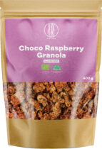 BrainMax Pure Choco Raspberry Granola, BIO, 400 g