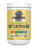 Garden of life Dr. Formulated Organic Grass Fed Butter Powder, prášok z organickej trávy, 300 g