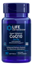 Life Extension Super Ubiquinol CoQ10 with Enhanced Mitochondrial Support, koenzym Q10, 200 mg, 30 ka...