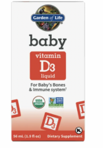 Garden of Life Baby Vitamin D3 Liquid, vitamín D3 pro děti, 56 ml