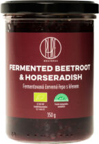 BrainMax Pure Beetroot & horseradish, fermentovaná červená repa s chrenom, BIO, 350 g