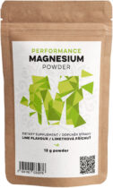 BrainMax Performance Magnesium® Powder, hořčík bisglycinát v prášku, 12 g, VZORKA Príchuť: Limetka