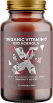 BrainMax Organic Vitamín C BIO Acerola, vitamín C z Aceroly, 60 rastlinných kapsúl