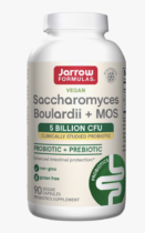 Jarrow Formulas Jarrow Saccharomyces Boulardii + MOS, Probiotika, 5 miliard CFU, 90 rostlinných kaps...