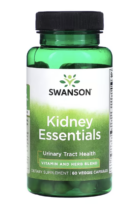 Swanson Kidney Essentials, podpora ledvin, 60 rostlinných kapslí