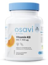 Osavi Vitamín K2 MK-7, 100 μg, 60 softgelových kapslí