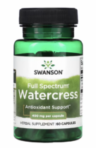 Swanson Full Spectrum Watercress, řeřicha, 400 mg, 60 kapslí