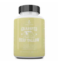 Ancestral Supplements Newtraceuticals, Grass-fed Beef Tallow, hovězí lůj, 180 kapslí, 30 dávek