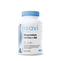 Osavi Magnesium citrate + B6, Hořčík citrát + B6, 375 mg + 4,2 mg, 90 rostlinných kapslí