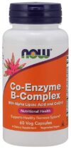 NOW® Foods NOW Co-Enzyme Vitamin B-komplex (aktívna koenzýmová forma), 60 rastlinných kapsúl