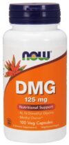 NOW® Foods NOW DMG (Dimethylglycin), 125 mg, 100 rastlinných kapsúl