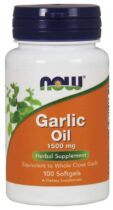 NOW® Foods NOW Garlic Oil, cesnakový olej, 1500 mg, 100 softgel kapsúl