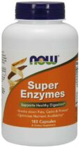 NOW® Foods NOW Super Enzymes, komplexné tráviace enzýmy, 180 kapsúl