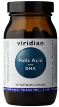 Viridian Folic Acid with DHA 90 kapsúl