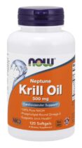 NOW® Foods NOW Krill Oil Neptune (olej z krilu), 500 mg, 120 softgel kapsúl