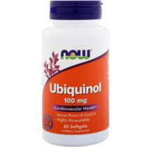 NOW® Foods NOW Ubiquinol, Kaneka, 100mg, 60 softgel kapsúl