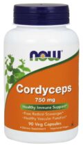 NOW® Foods NOW Cordyceps 750 mg (Organic), 90 kapsúl