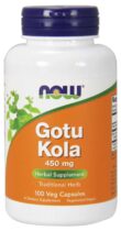 NOW® Foods NOW Gotu Kola, 450 mg, 100 rastlinných kapsúl