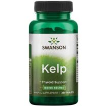 Swanson Kelp (Organický jód), 225 mcg, 250 tabliet