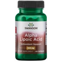 Swanson Alpha Lipoic Acid (kyselina alfa lipoová), 300 mg, 60 kapslúl