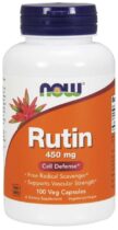 NOW® Foods NOW Rutín, 450 mg, 100 rastlinných kapsúl