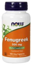 NOW® Foods NOW Fenugreek (Senovka grécka) extrakt, 500 mg, 100 rastlinných kapsúl